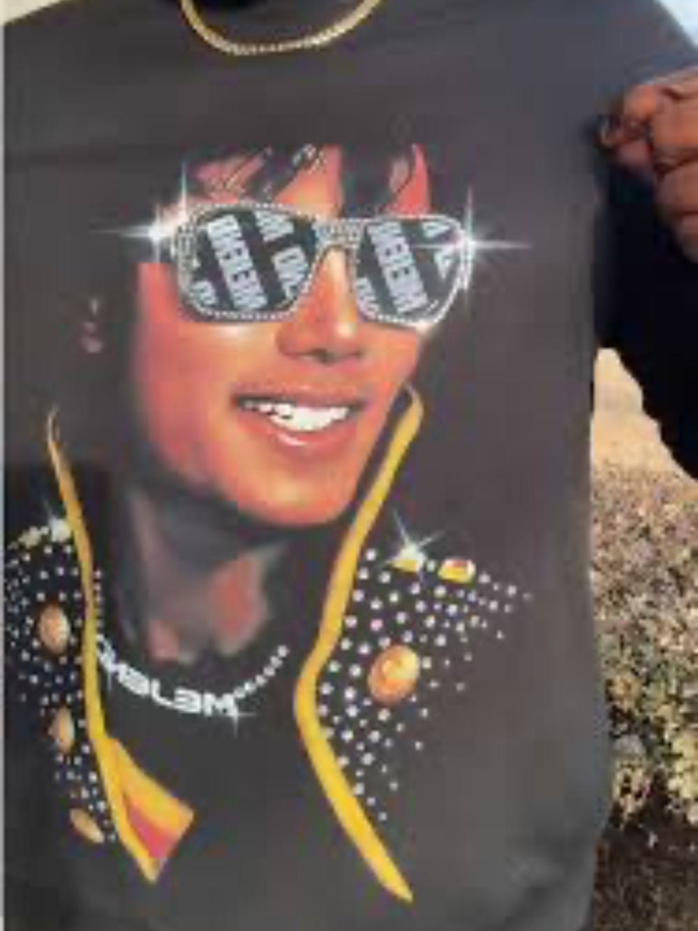 Mejend Michael Jackson Glasses Shirt size Small